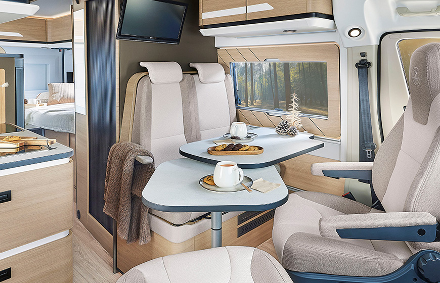 Campervan D68 SELECT - Wohnraum